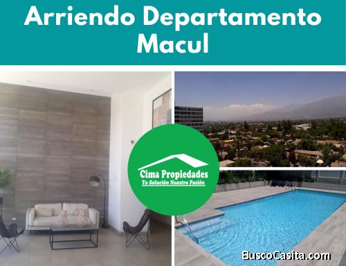 Departamento en Arriendo en Macul 2D, Con estacionamiento