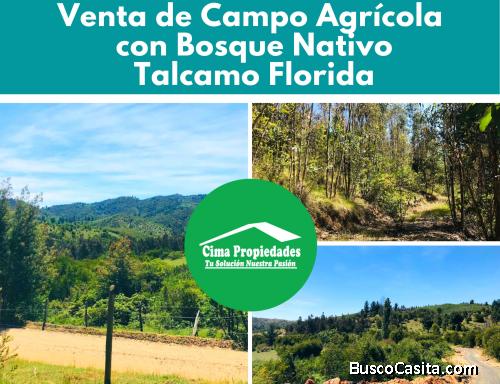¡Ideal para Parcelas de Agrado! Campo Agrícola, Talcamo Florida 
