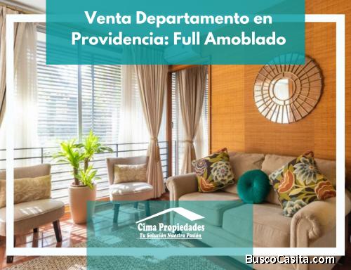 Encantador Departamento en Providencia: Amoblado con Elegante Decoración de Bambú
