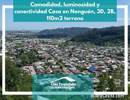 Casa luminosa y bien conectada en Nonguén Concepción, 3D, 2B