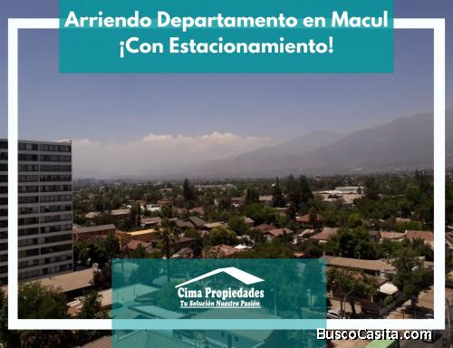 Departamento en Arriendo en Macul 2D, Con estacionamiento