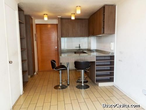 Arriendo dpto. 40 m2, Santiago Centro