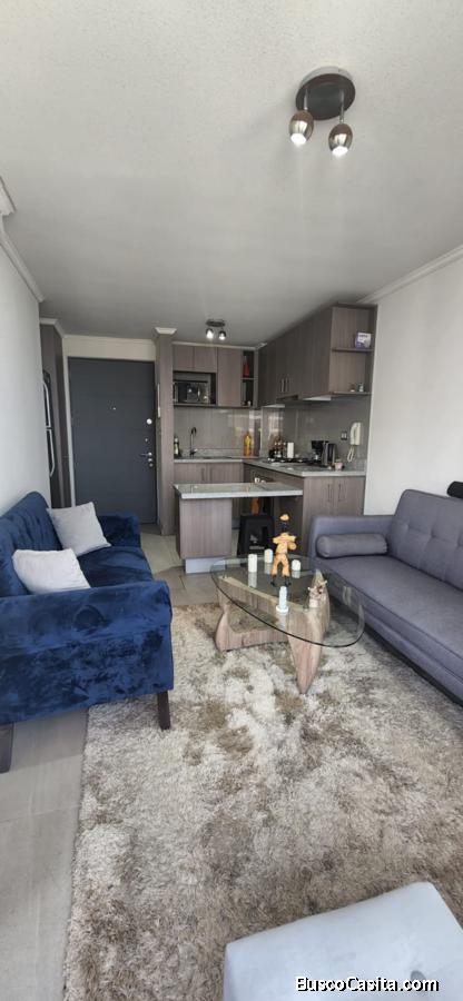Vendo dpto. 40 m2 y Estacionamiento, Santiago 