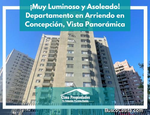 ¡Gran Conectividad y Comodidad! Arriendo Departamento Concepción, Luminoso