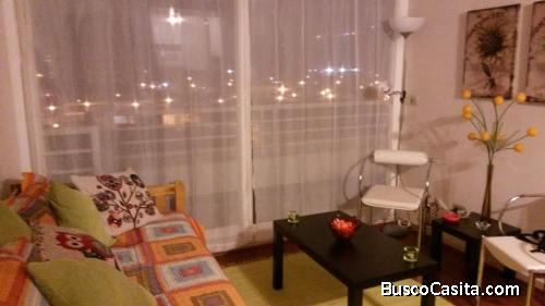 Arriendo año corrido Depto 1d-1b-45mt2 amoblado Centro Viña del Mar 