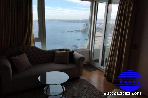 VD570 - VENTA DEPARTAMENTO 1D 1B 1E 1BOD - VISTA AL MAR - RECREO VIÑA DEL MAR