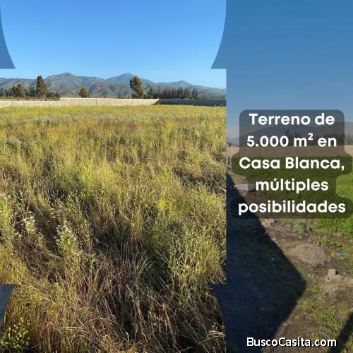 Terreno de 5.000 m² en Casa Blanca cerca de Ruta 68