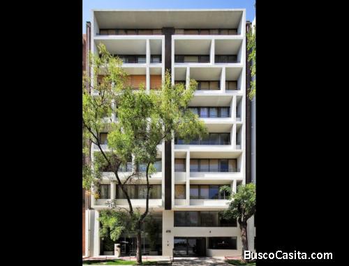 SE ARRIENDA FUNCIONAL Y PLACENTERO ESTUDIO, FULL AMOBLADO, EN CONDOMINIO “Arte Urbano” BARRIO DIECIO