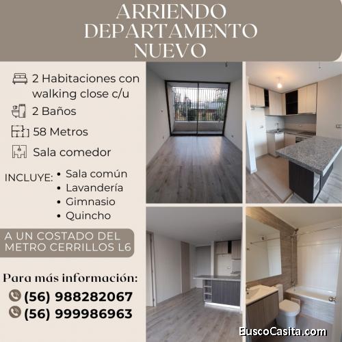 Departamento Nuevo céntrico en Cerrillos. Avenida departamental 3175 