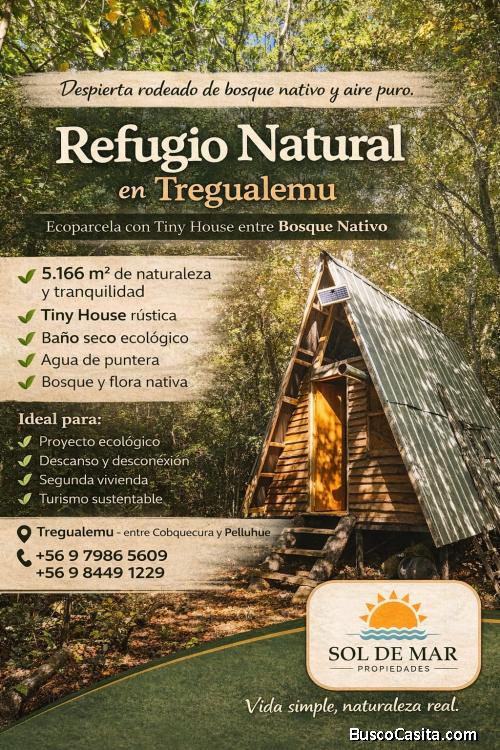 Eco parcela en Tregualemu, Pelluhue región del maule