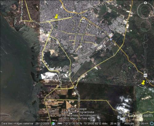 Cartagena lote 60.000m² SUPER REBAJA -30% vista mar y Cartagena