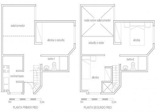 APARTAMENTO DUPLEX  CON PARQUEADERO PRIVADO CUBIERTO