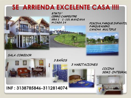 ARRIENDO CASA VILLAVICENCIO