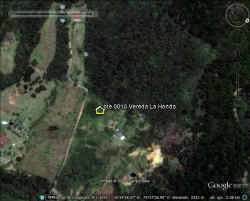 LOTE 0010 GUARNE VEREDA LA HONDA