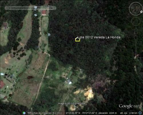 LOTE 0012 GUARNE VEREDA LA HONDA