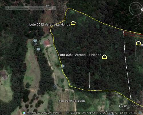 LOTE 0052 GUARNE VEREDA LA HONDA