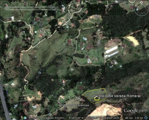 LOTE 0064 GUARNE VEREDA ROMERAL-ALTOS DE LA MOLINA