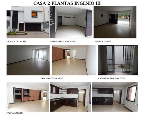  GANGA VENDO CASA 2 PLANTAS INGENIO III CALI