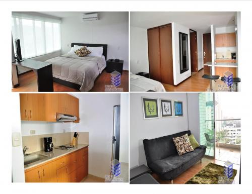 ALQUILER HERMOSO ESTUDIO AMOBLADO EN EL POBLADO CÓDIGO 2008