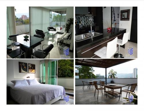 ALQUILER APARTAMENTO AMOBLADO EN EL POBLADO CÓDIGO 2010