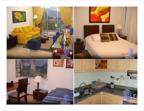 ALQUILER APARTAMENTO AMOBLADO EN EL POBLADO CÓDIGO 2015