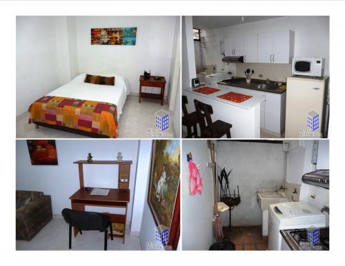 ALQUILER ESTUDIO AMOBLADO EN LAURELES CÓDIGO 2033