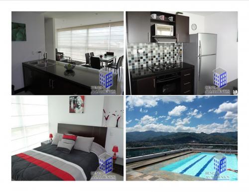 ALQUILER APARTAMENTO AMOBLADO EN EL POBLADO CÓDIGO 2040