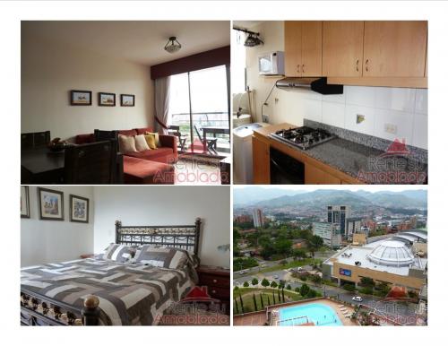 ALQUILER APARTAMENTO AMOBLADO EN EL POBLADO CÓDIGO 2044