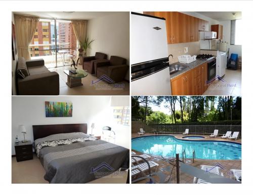 ALQUILER APARTAMENTO AMOBLADO EN EL POBLADO CÓDIGO 2086