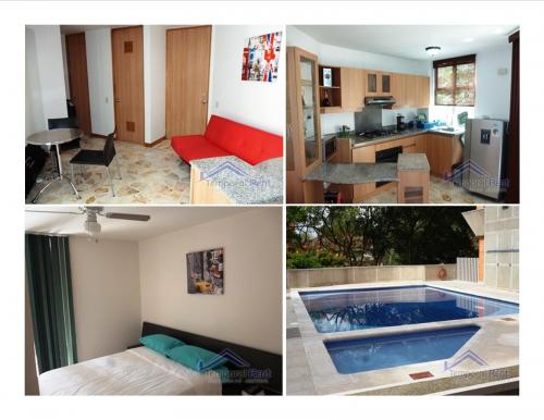 ALQUILER ESTUDIO AMOBLADO EN LAURELES CÓDIGO 2088