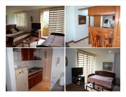 ALQUILER ESTUDIO AMOBLADO EN EL POBLADO CÓDIGO 2089