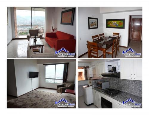 ALQUILER APARTAMENTO AMOBLADO EN EL POBLADO CÓDIGO 2101