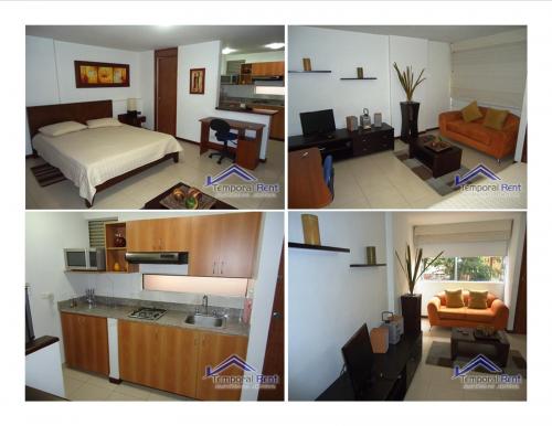 ALQUILER ESTUDIO AMOBLADO EN EL POBLADO CÓDIGO 2124