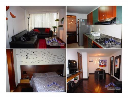 ALQUILER APARTAMENTO AMOBLADO EN EL POBLADO CÓDIGO 2133