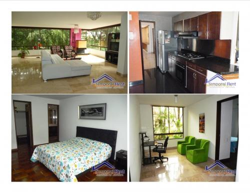 ALQUILER APARTAMENTO AMOBLADO EN EL POBLADO CÓDIGO 2134