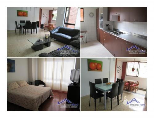 ALQUILER APARTAMENTO AMOBLADO EN EL POBLADO CÓDIGO 2135