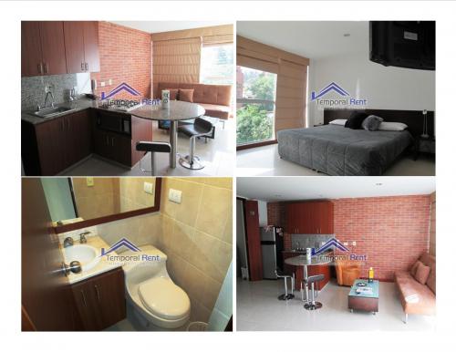ALQUILER ESTUDIO AMOBLADO EN EL POBLADO CÓDIGO 2142