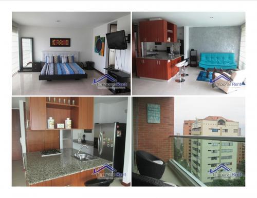 ALQUILER ESTUDIO AMOBLADO EN EL POBLADO CÓDIGO 2155