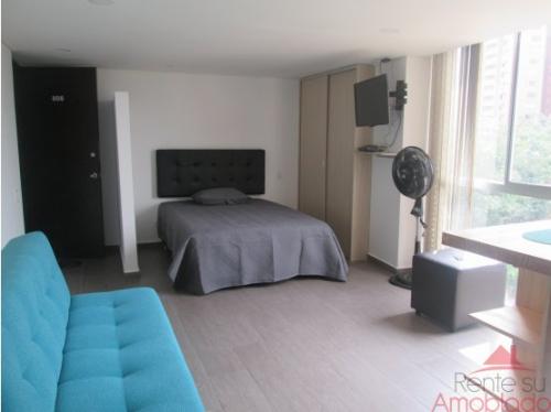 Apartamento amoblado estudio el poblado 808