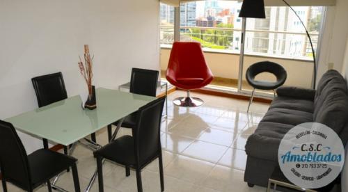 Alquiler de Apartamentos Amoblados en Medellín  código. AP54 ( El Poblado)