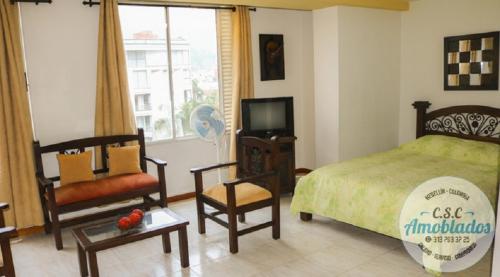 Alquiler Aparta - estudio Amoblados en Medellín código. AP49 (Lureles)