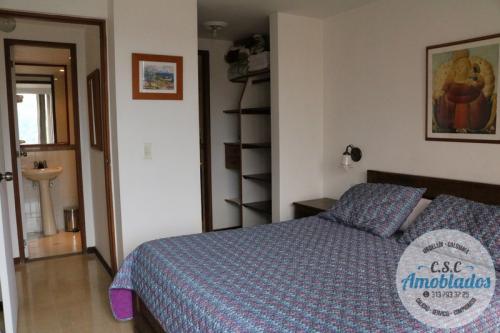 Alquiler Aparta - estudios amoblados en Medellin código. AP45 ( Poblado – Patio Bonito )