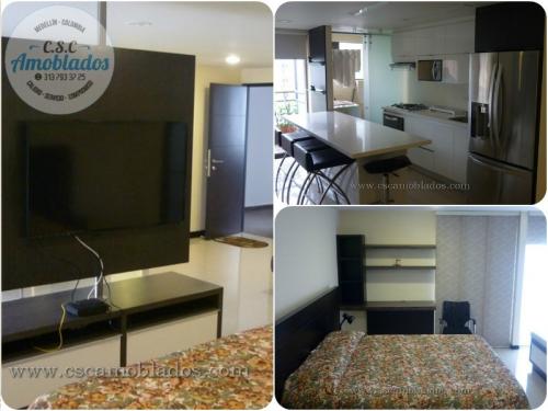 Alquiler Aparta - estudios amoblados en Medellin código. AP27  (Poblado - El tesoro)