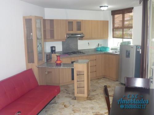 Alquiler de aparta-estudios Amoblados código. AP24 ( Santa Mónica )