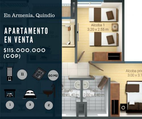 Apartamento en Venta Armenia