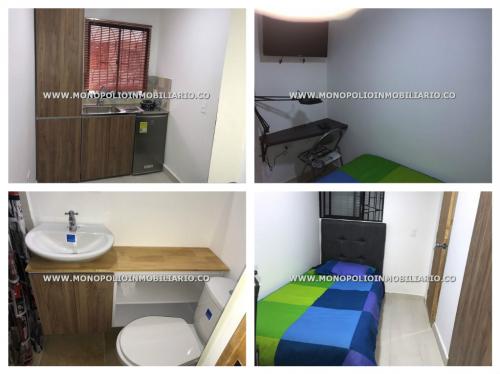 APARTAESTUDIO AMOBLADO PARA LA RENTA EN MEDELLIN SECTOR SANTA LUCIA COD*>+: 9442