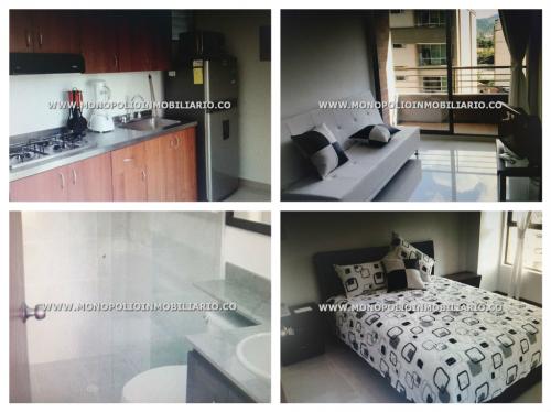 APARTAESTUDIO AMOBLADO PARA LA RENTA EN MEDELLIN SECTOR SAN JOAQUIN COD*>*: 9180