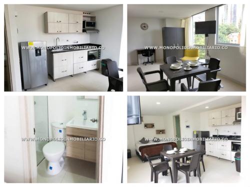 APARTAESTUDIO AMOBLADO EN RENTA - EL POBLADO EL TESORO COD**-: 10415