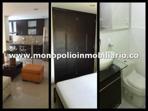 APARTAMENTO AMOBLADO PARA LA RENTA EN MEDELLÍN SECTOR BULERÍAS LAURELES  -*-CD 2144