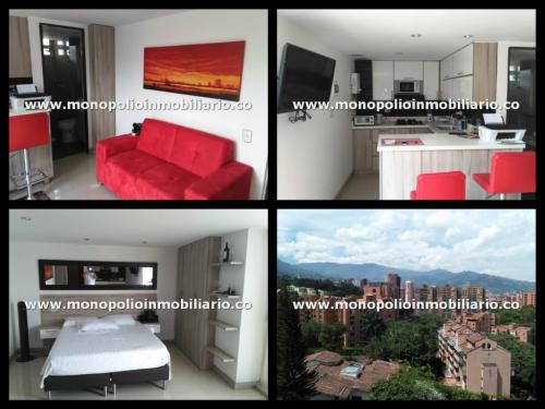 APARTAESTUDIO AMOBLADO PARA LA RENTA EN MEDELLÍN SECTOR LA FRONTERA EN EL POBLADO *-/*-CD 2035